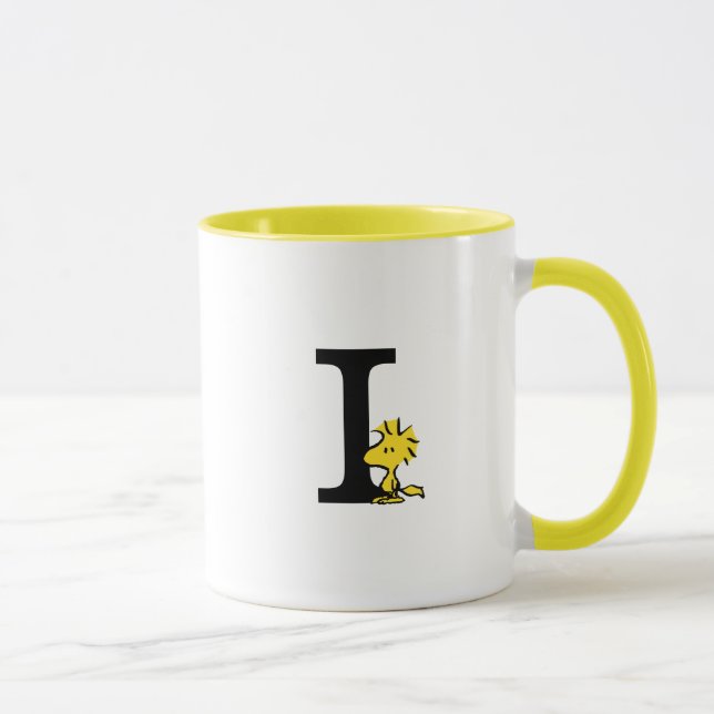 Caneca PEANUTS | Woodstock | Monograma I (Direita)