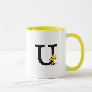 Caneca PEANUTS   Woodstock   Monograma U