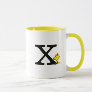 Caneca PEANUTS   Woodstock   Monograma X