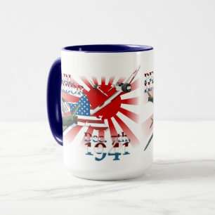 Caneca Pearl Habor 7 de dezembro de 1941 Mug