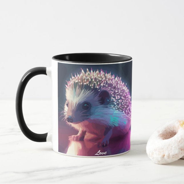 Caneca Pearl the Hedgehog (Com Donut)
