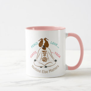 Caneca PEAVE LOVE GOATS YOGA   GetYerGoat™