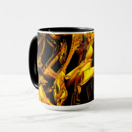 Caneca Pedaços ou bagaço de casca de tangerina desidratad