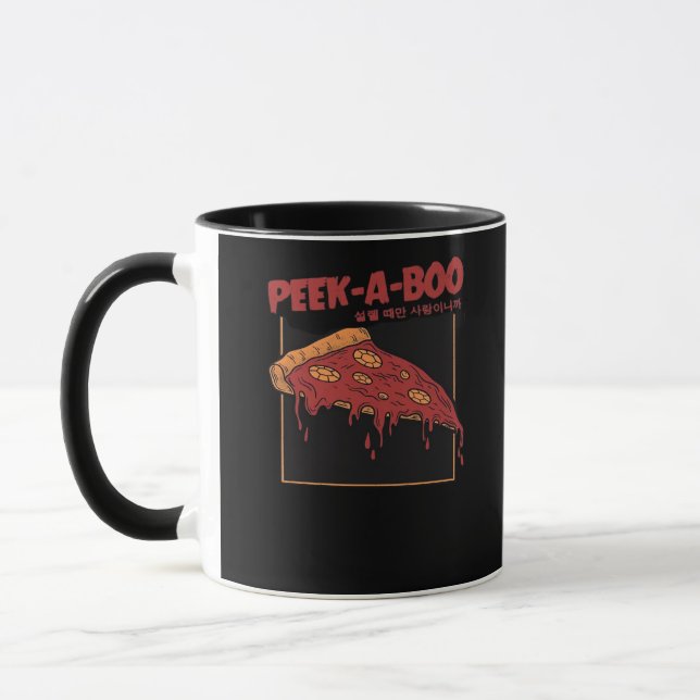 Caneca Peekaboo Engraçado Cotação (Esquerda)