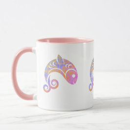 Caneca peixe arco-íris
