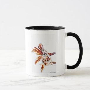 Caneca Peixe dourado do cometa do Fantail da chita