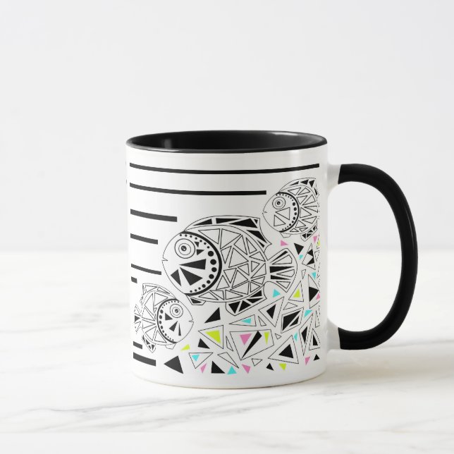 Caneca Peixe . Horóscopo . (Direita)