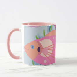 Caneca Peixe rosa
