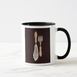 Caneca Peixe-servidores com os punhos cinzelados do