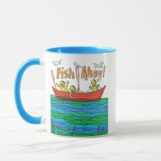 Caneca Peixes Ahoy! (Esquerda)