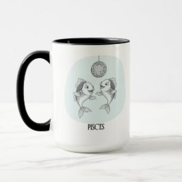 Caneca Peixes de Peixes de Discoteca Divertidos Férias de