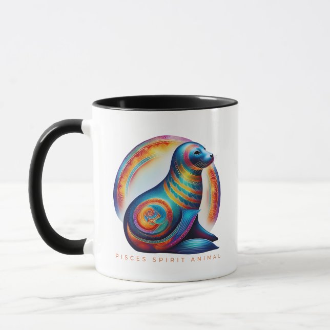 Caneca Peixes Spirit Animal Seal Alebrije Male (Esquerda)
