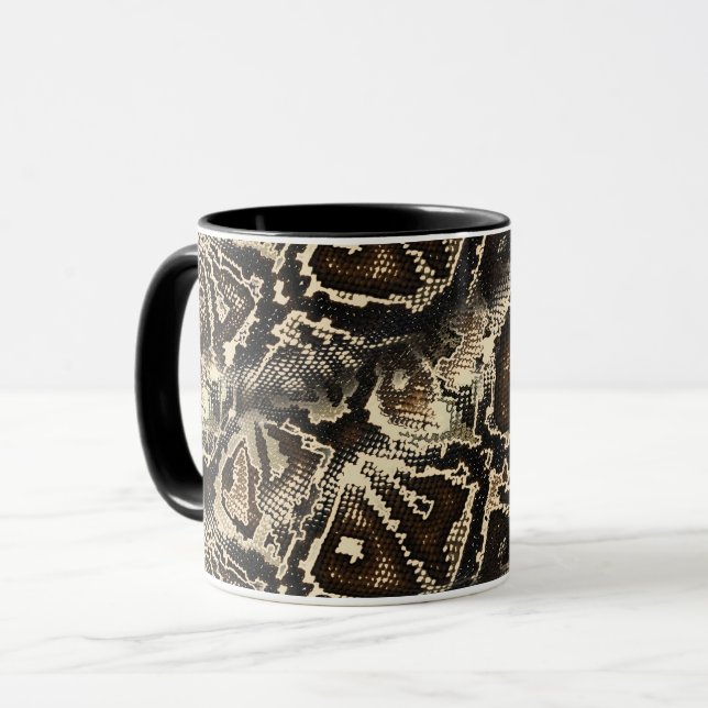 Caneca Pele Python (Frente Esquerda)