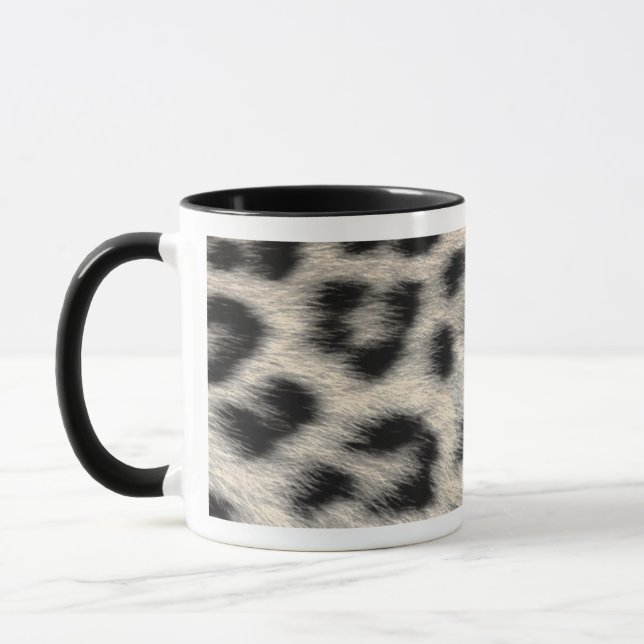Caneca Peles de Leopardo de Neve (Esquerda)