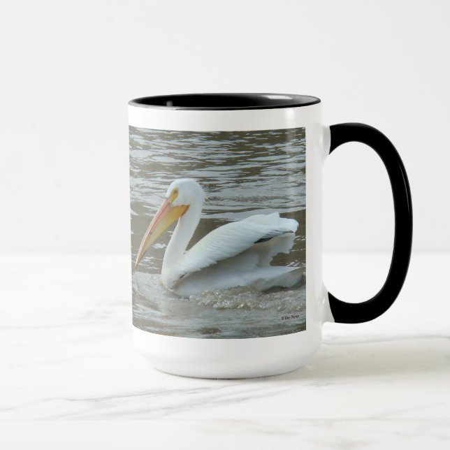 Caneca Pelicano Branco B14 no Rio Lamacento (Direita)