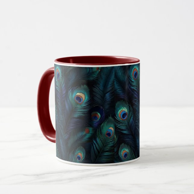 Caneca Pena de Peacock (Frente Esquerda)