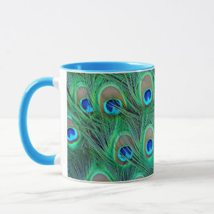 Caneca Penas de Peacock