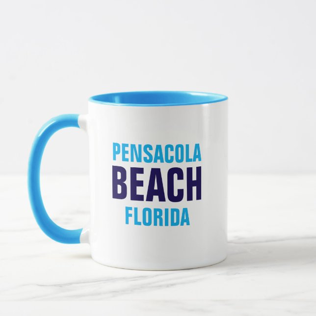 Caneca Pensacola Beach Florida Coffee Mug (Esquerda)