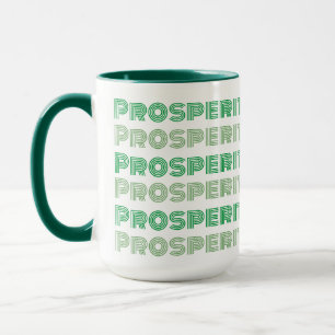 Caneca Pensar Bastante Rich Pensa Prosperidade Mensagem V