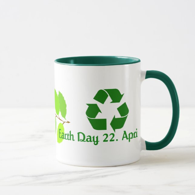 Caneca Pense verde (Direita)