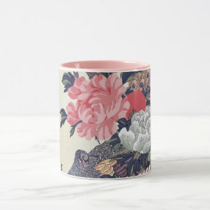 Caneca Peônia e Pavão, Hiroshige, Ukiyo-e