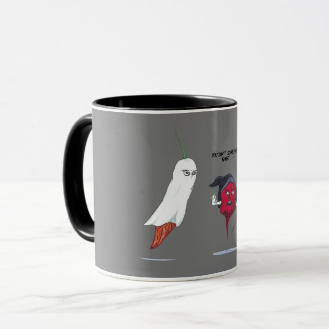 Caneca Pepperz, Ceifador e Fantasma, Mug (Frente Esquerda)