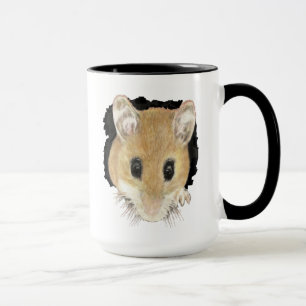 Caneca Pequena Aquarela Pet Pocket Rato Arte Animal