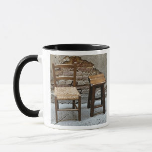 Caneca Pequena cadeira e banquinho, Pienza, Itália