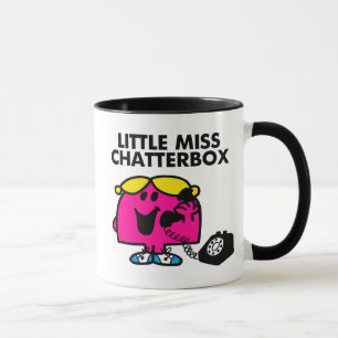 Caneca Pequena Miss Chatterbox e Telefone Negro