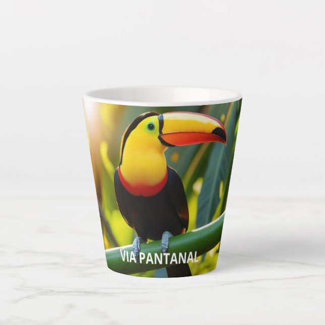 Caneca pequena para café latte Tucano (Frente)