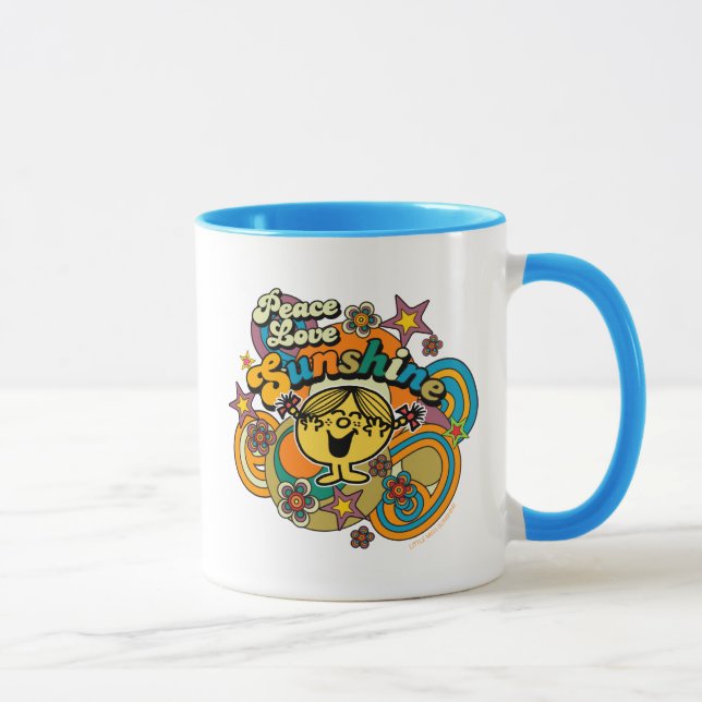 Caneca Pequena Srta. Sunshine Peace Love Sunshine (Direita)