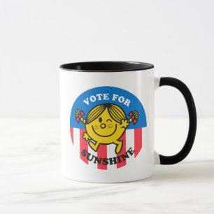 Caneca Pequena Srta. Sunshine "Vote em Sol"