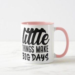 Caneca Pequenas coisas fazem grandes dias