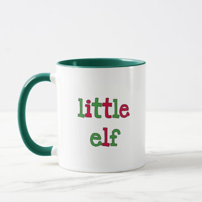 Caneca Pequenas T-shirts e presentes no Feriado do Elf (Esquerda)