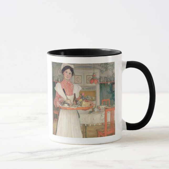 Caneca Pequeno almoço em uma bandeja, 1904 do carregando (Direita)