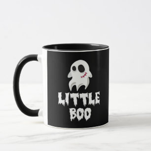 Caneca Pequeno Boo Em Gráfico Legal De Halloween