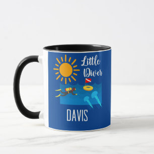 Caneca Pequeno Mergulhador com Peixe-Geleia - Mug Clássic