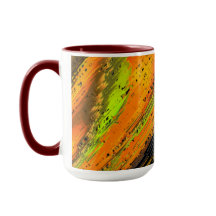 Pequeno mosaico amarelado e torcido