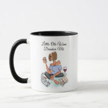 Pequeno Velho Beberrão de Vinho Eu