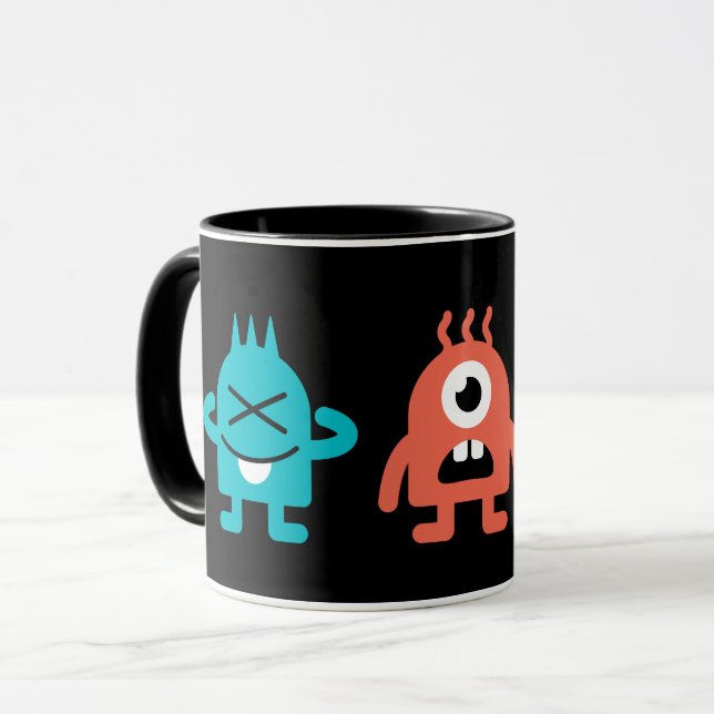 Caneca Pequenos Monstros (Frente Esquerda)