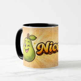 Caneca Pera Boa - Sentindo-se Frutado - Amigos da Comida