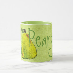 Caneca Peras texturizadas (limão)