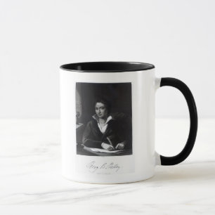 Caneca Percy Bysshe Shelley, gravado por William Holl