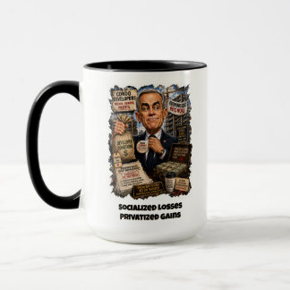 Caneca Perdas Socializadas, Ganhos Privatizados