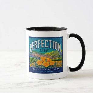 Caneca Perfecção Laranja LabelColton, CA