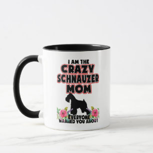 Caneca Perfect Mug for Dog Lovers with Schnauzer