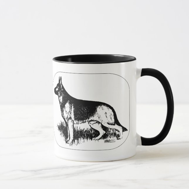 Caneca Perfil do pastor (Direita)
