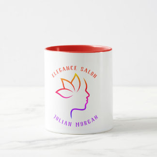 Caneca Perfil Elegante - Mug de Salão Personalizado