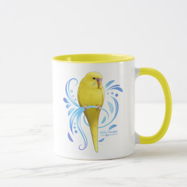Caneca periquito amarelo (Direita)
