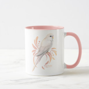 Caneca Periquito Branco